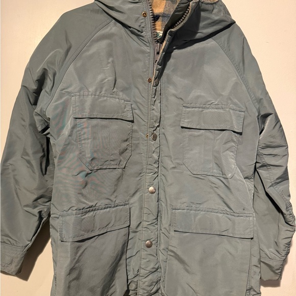 L.L. Bean Hooded Jacket in Slate Blue - Picture 4 of 6